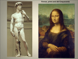 Gioconda e David icone del Rinascimento