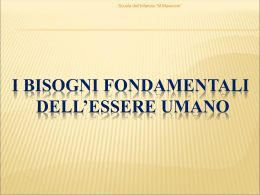 Slide Relazione Incontro - Scuola Infanzia Masaccio