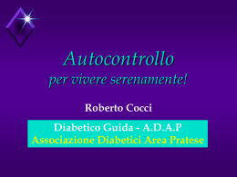 ADAP Autocontrollo - Associazione Diabetici Area Pratese