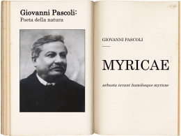 Giovanni Pascoli - Primo Circolo Vico
