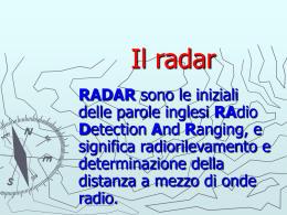 Il radar - Saturatore