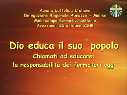 Azione Cattolica Italiana Delegazione Regionale Abruzzo