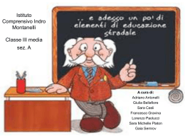La sicurezza a Scuola - Istituto Comprensivo Statale "Indro Montanelli"