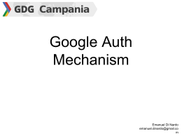Google Auth Mechanism
