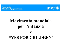 YES FOR CHILDREN - Comune di Massa Lombarda