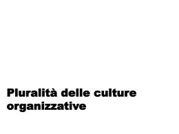 10 Cultura organizzativa (Kunda, Martin)