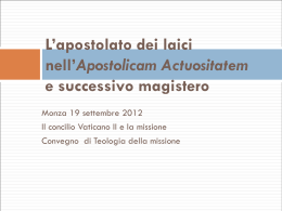Diapositiva 1 - Seminario di Monza