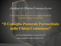 Presentazione - Arcidiocesi | Salerno-Campagna