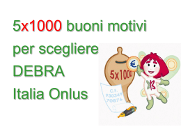 Diapositiva 1 - DEBRA Italia Onlus