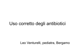 slide venturelli - uso corretto antibiotici