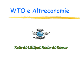 WTO e altre economie