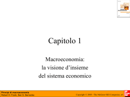 Macroeconomia: la visione d`insieme del sistema economico