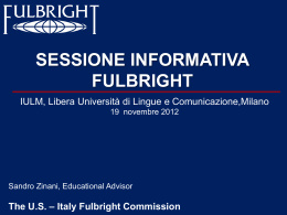 Borse di studio Fulbright