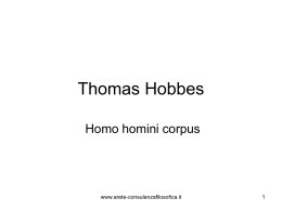 HOBBES: homo homini corpus