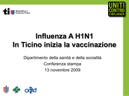 Vaccinazione - Repubblica e Cantone Ticino