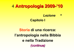 4 Antropologia ISSR Capitolo I Storia