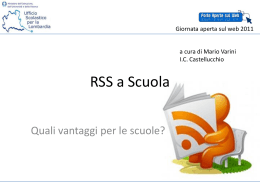 RSS a Suola - Ufficio scolastico regionale per la Lombardia