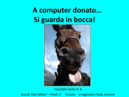 A caval donato… Si guarda in bocca!