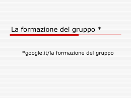 La_Formazione_del_Gruppo