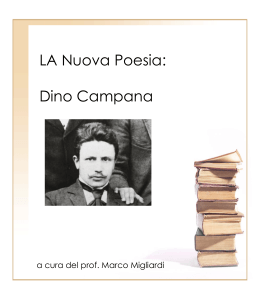 Dino Campana - Polo Valboite