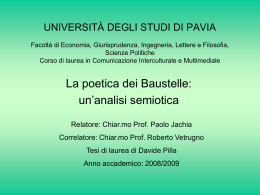 PILLA - Cim - Università degli studi di Pavia