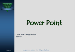 PowerPoint - Prof. Gugliotta Calogero