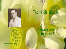 Presentazione in PowerPoint sui Fiori di Bach