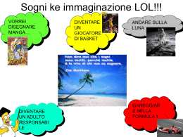 I sogni Power point