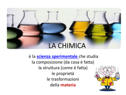 Introduzione alla chimica