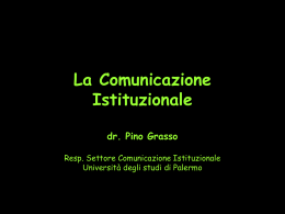 Comunicazione Istituzionale