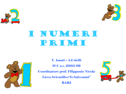 I NUMERI PRIMI - Matematicando.org