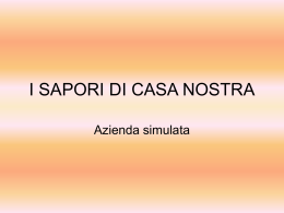 I SAPORI DI CASA NOSTRA - Istituto Vincenzo Benini