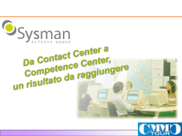 Come passare dal Contact Center al Competence Center