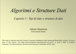 1 © Alberto Montresor Algoritmi e Strutture Dati Capitolo 3