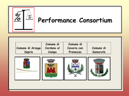 Scarica documento Performance consortium slide definitivo