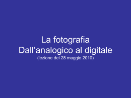 La foto digitale - mediastudies.it