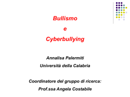 Bullismo2011 - Dipartimento di Scienze Politiche e Sociali