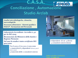 C.A.S.A.- Conciliazione , Automazione Studio Arclab