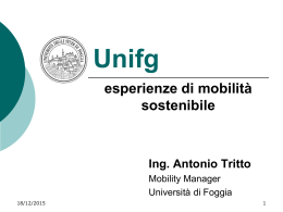 Unifg Shuttle - Università degli Studi di Bari