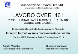 Lavoro over 40 - IRES Piemonte