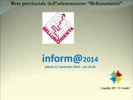inform@ 2014 - Istituto Tecnico Commerciale P.F. Calvi