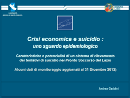Crisi economica e suicidio