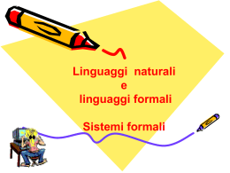INF_linguaggi naturali e linguaggi formali(2)
