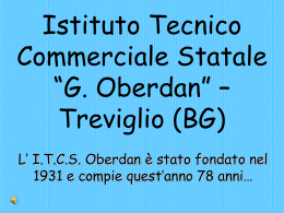 Diapositiva 1 - Benvenuto in Oberdan.it