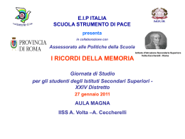 Scarica la locandina - EIP ITALIA : Scuola Strumento di Pace