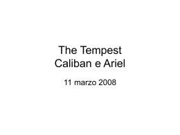 04 The Tempest * Caliban e Ariel