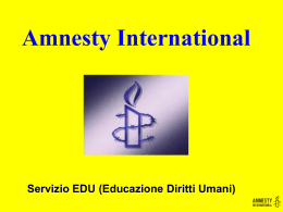 Amnesty International Servizio EDU (Educazione Diritti Umani)