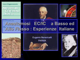 Anastomosi EC/IC a Basso ed Alto Flusso
