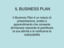 il business plan sociologia roma