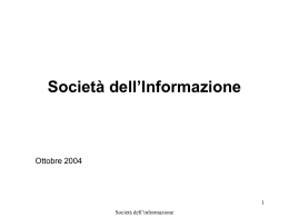 Società dell`Informazione
